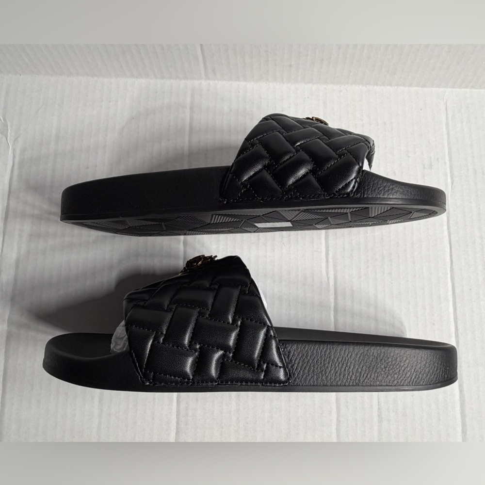 Kurt Geiger London Women's Meena black Eagle Head Slides size 9 - Picture 4 of 8